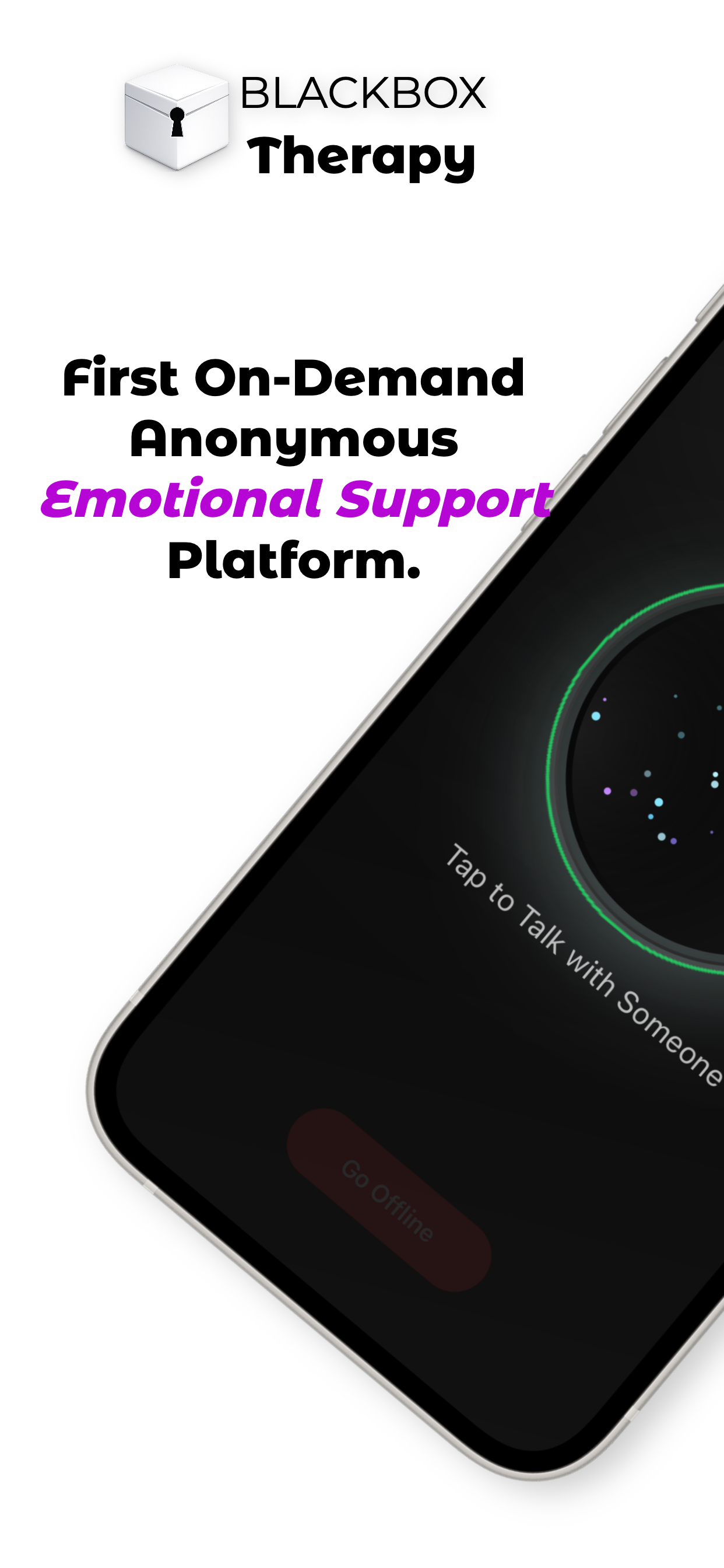 BlackBox Therapy: Ondemand Emotional Support screenshot