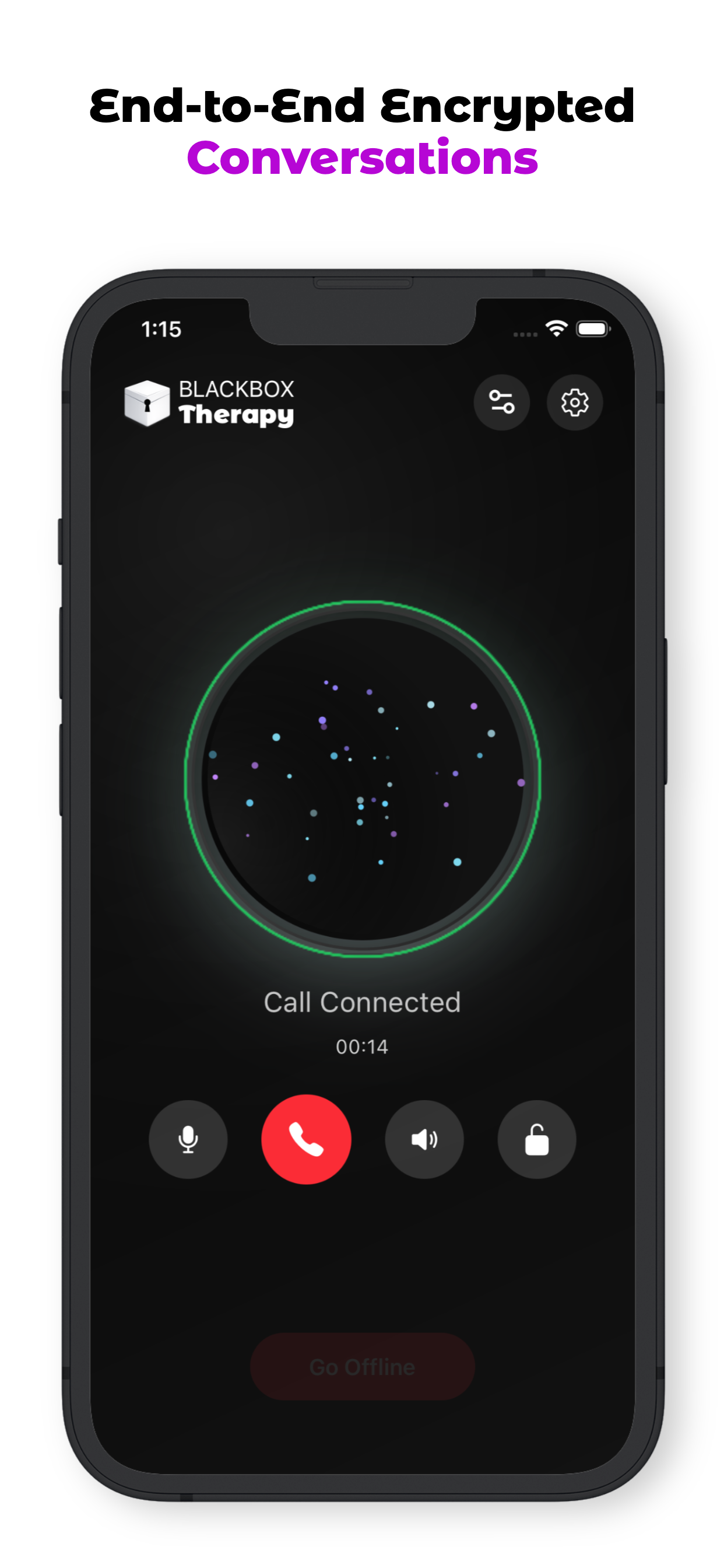 BlackBox Therapy: Ondemand Emotional Support screenshot