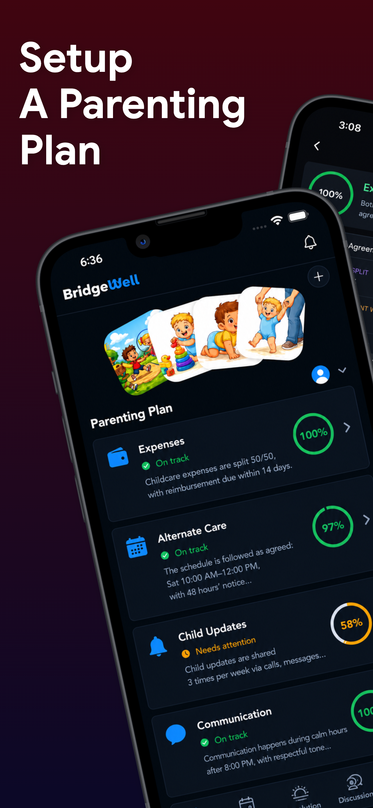 BridgeWell: Co-Parenting App screenshot