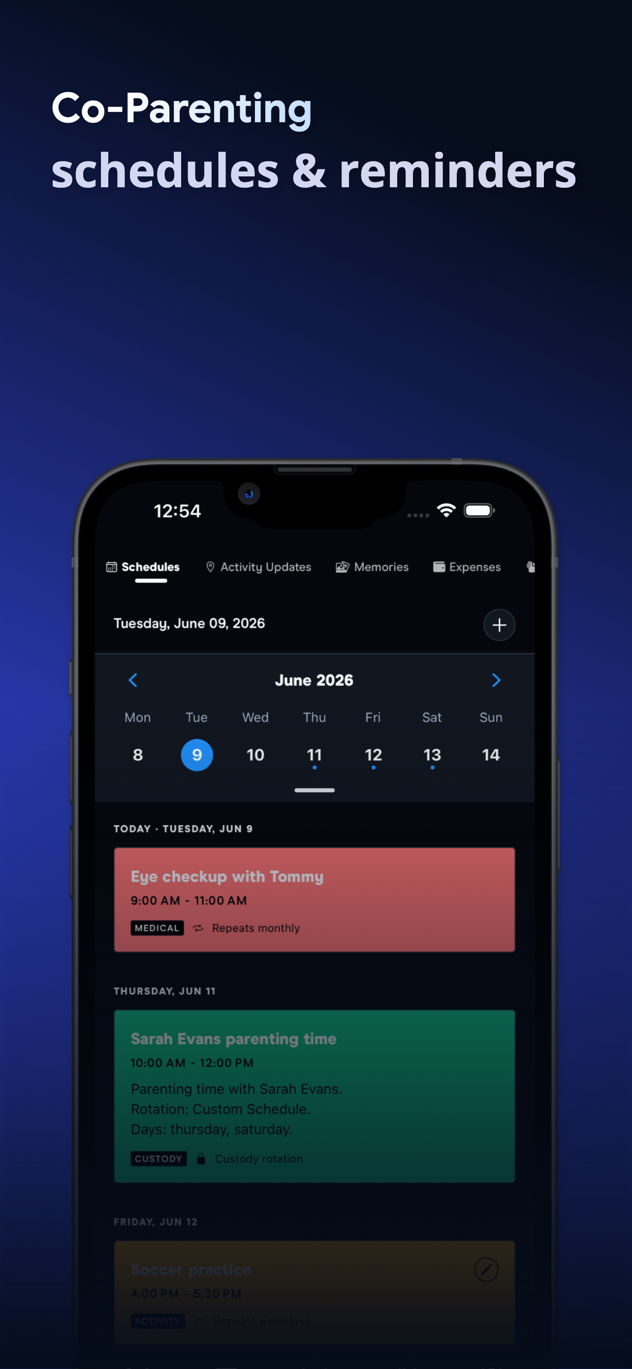BridgeWell: Co-Parenting App screenshot